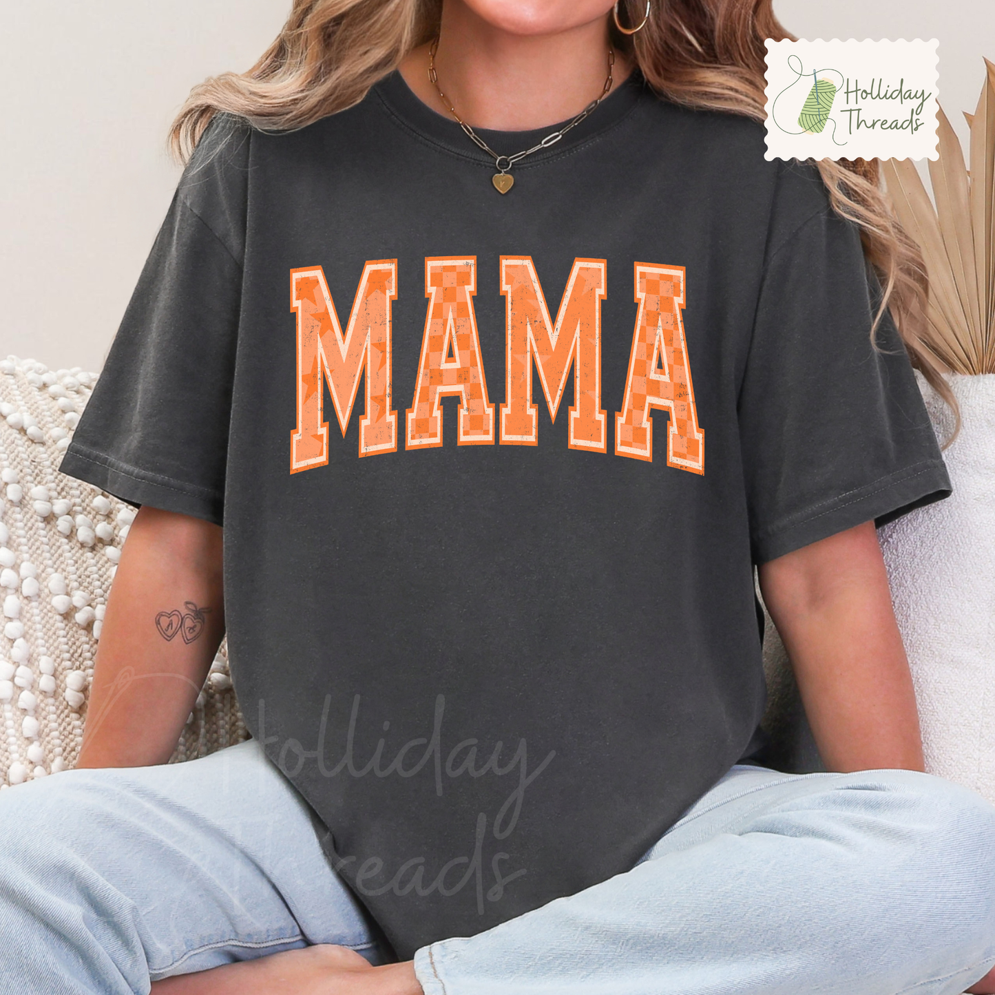 Mama Tee | Orange On Pepper