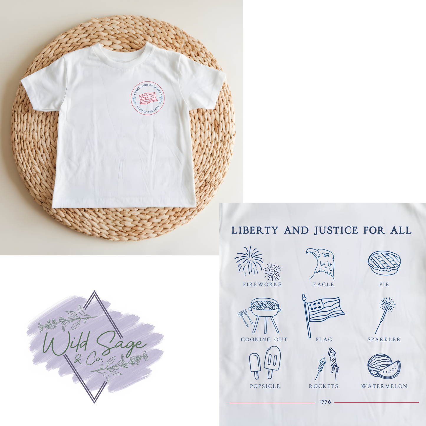 Liberty & Justice For All Tee