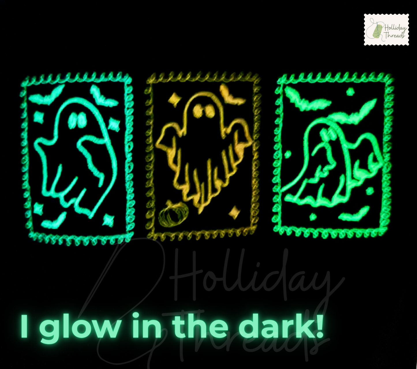 Ghost Stamps Embroidered Tee