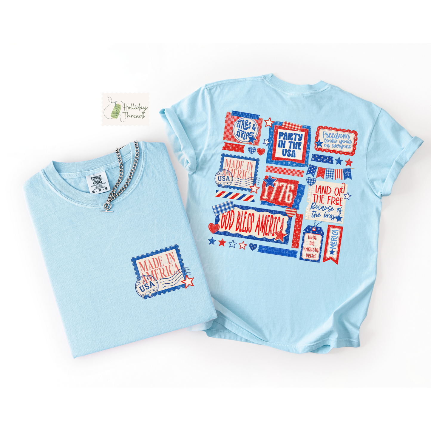 Patriotic Stamps Tee | Youth