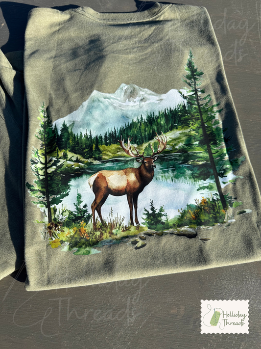 Majestic Elk Tee