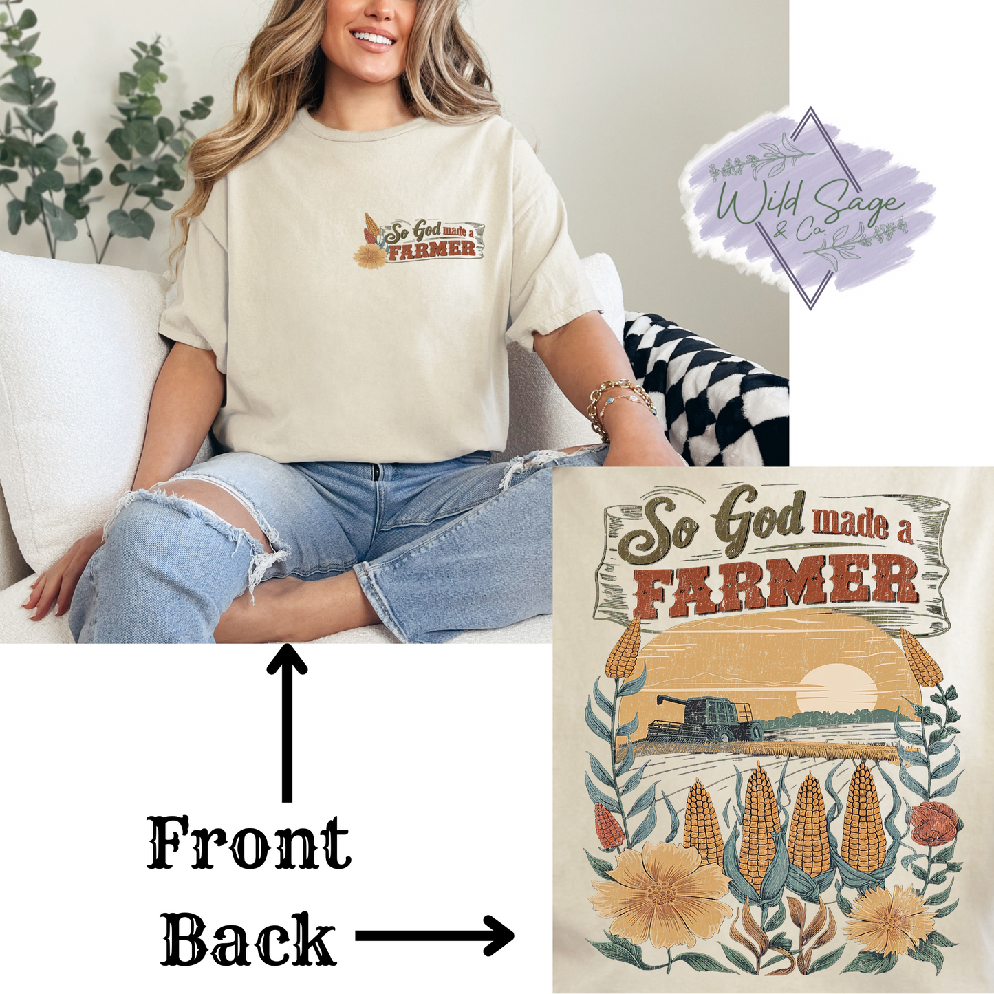 So God Made a Farmer Tee
