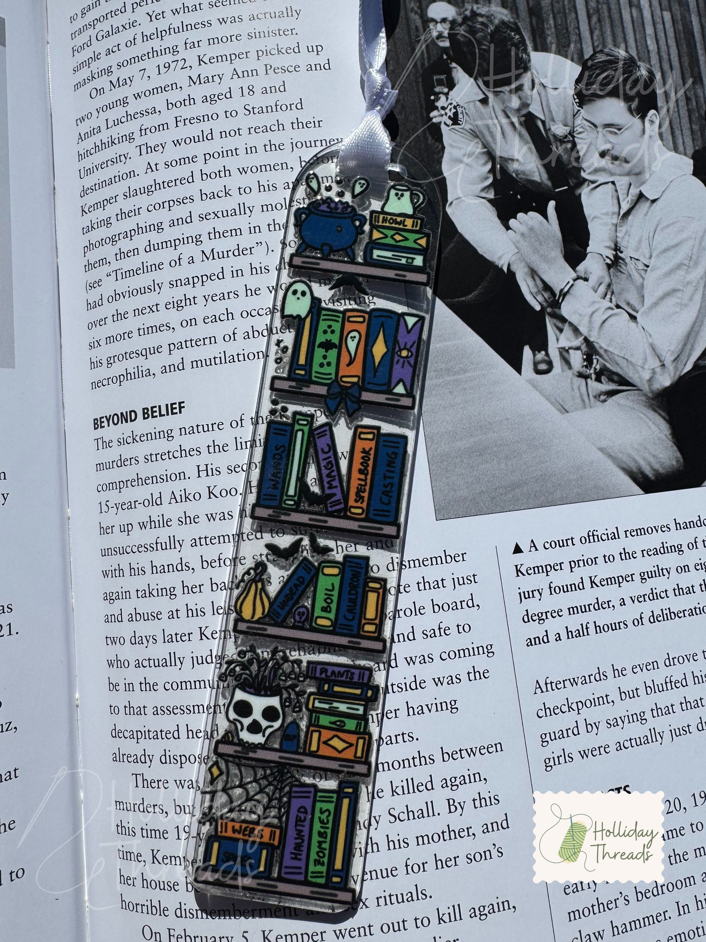 Halloween Acrylic Bookmark