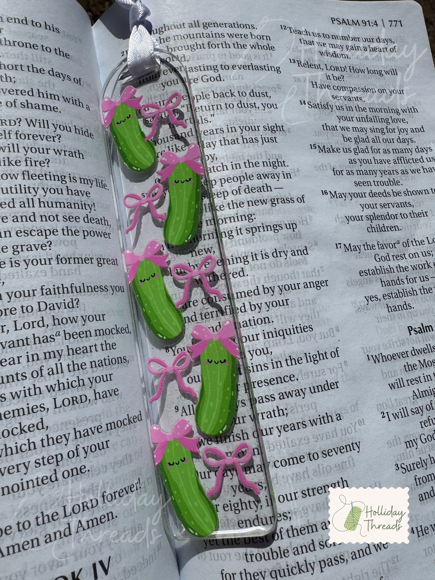 Pickle Cuties Acrylic Bookmark