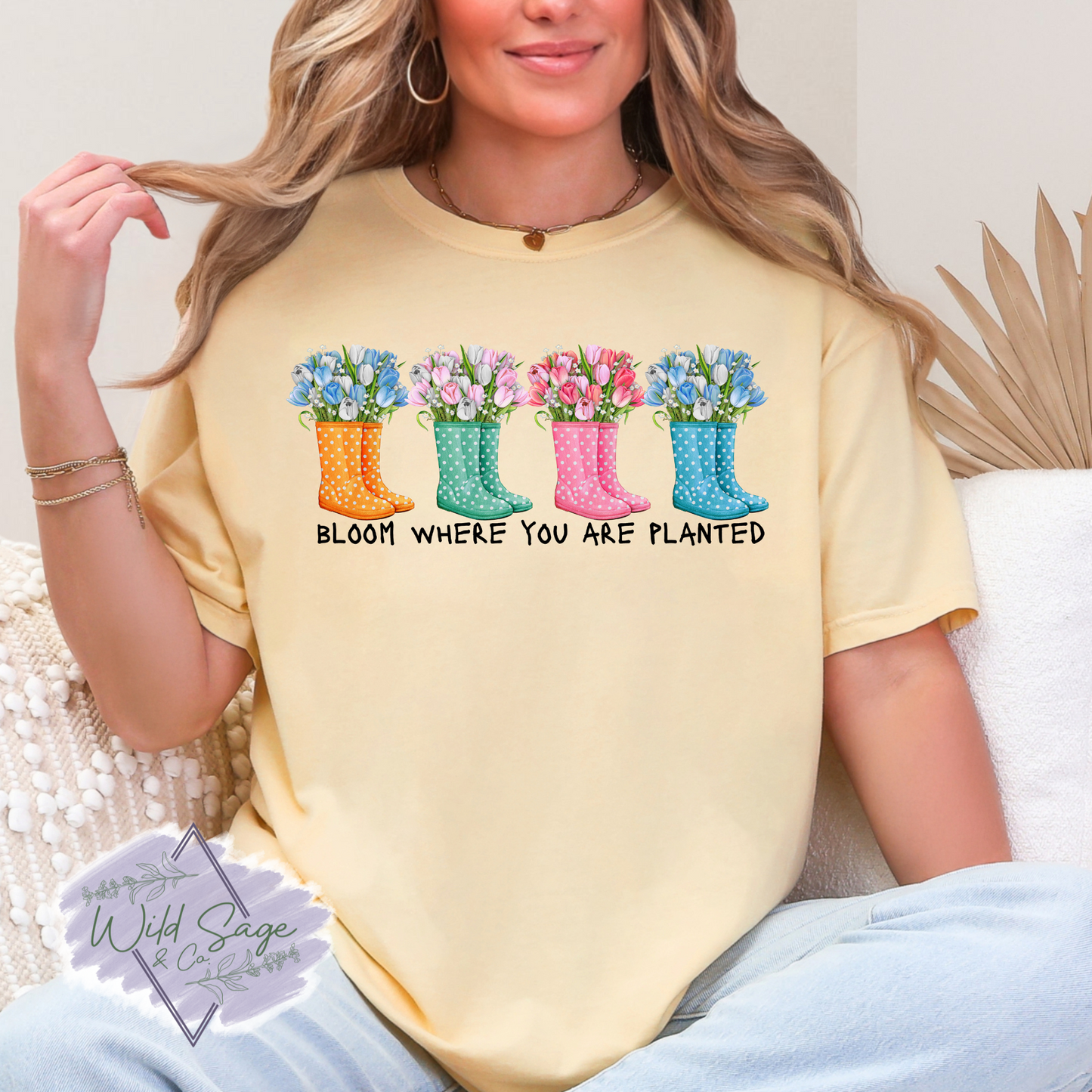 Bloom Where You Are Planted Tee