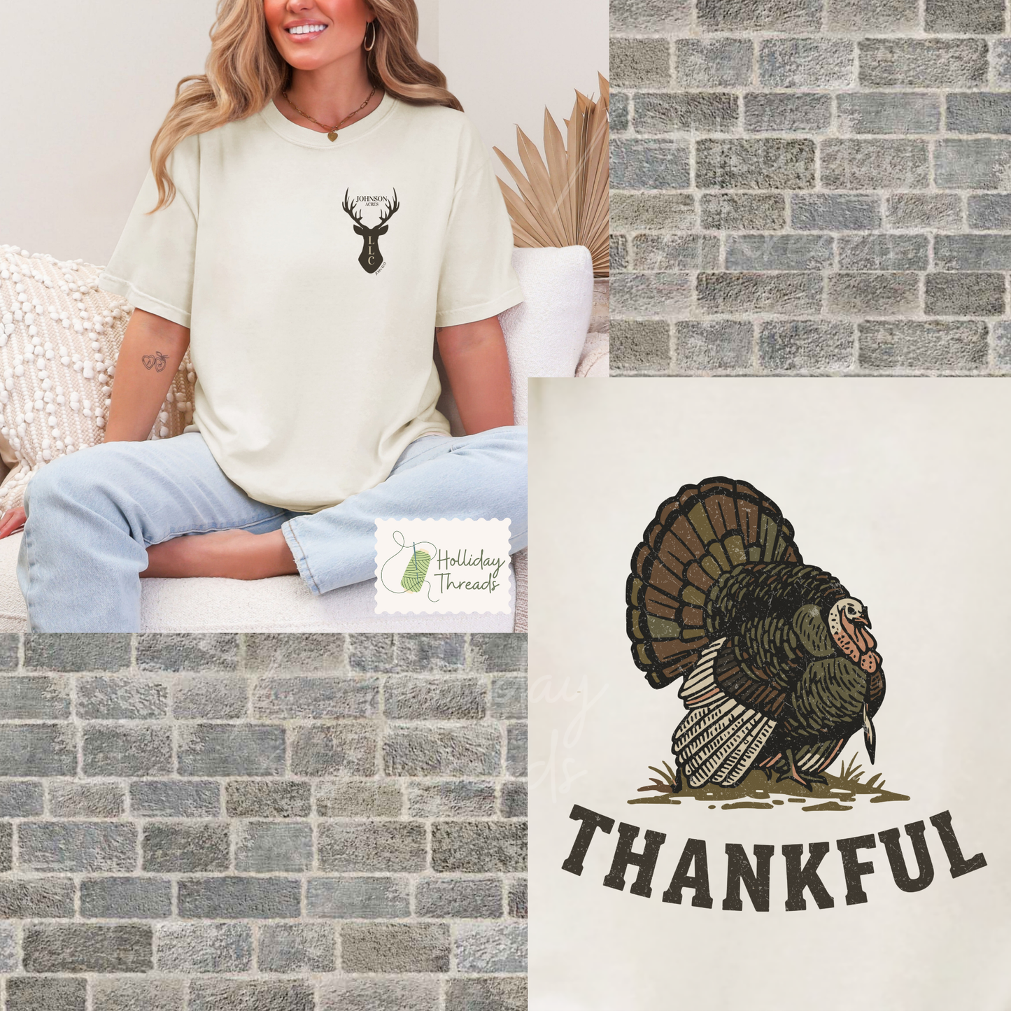Thankful LLC Turkey Shirt