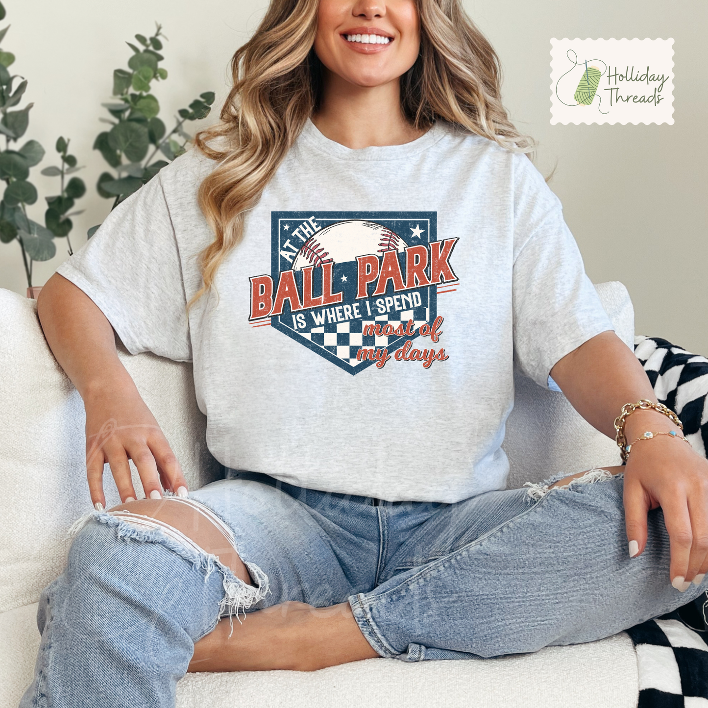 At The Ballpark Baseball Tee