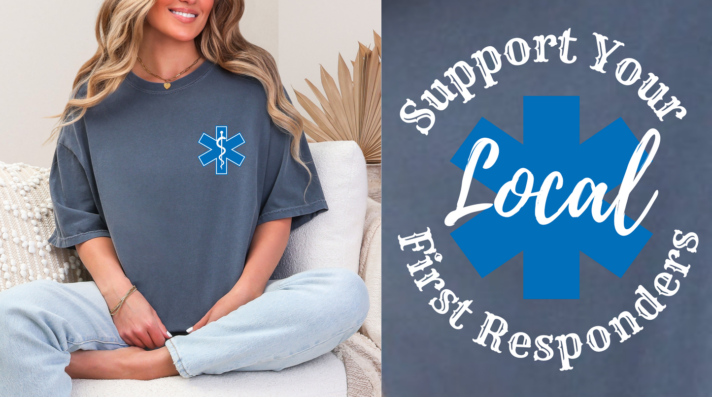 Support Your Local First Responders | Dark Denim