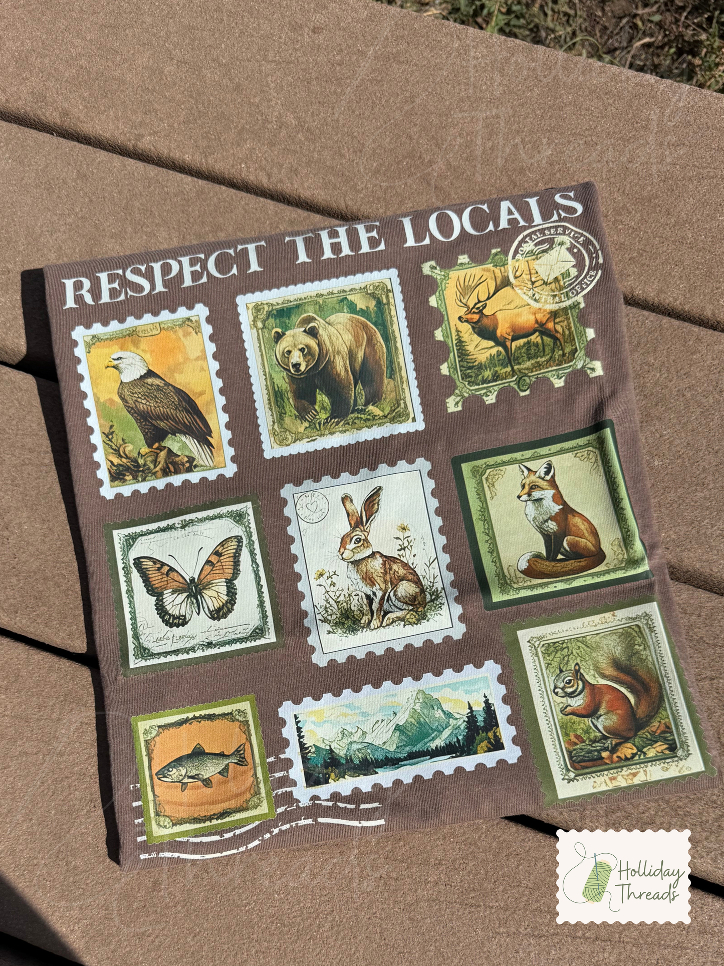 Respect The Locals Stamps Tee