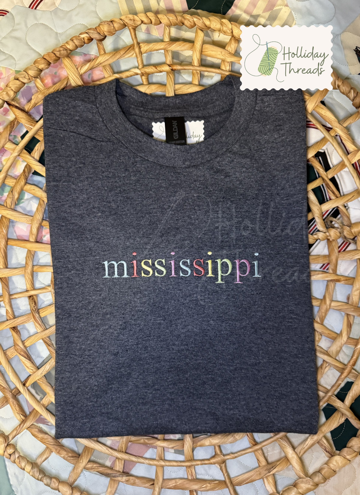 Color Block Word Tee