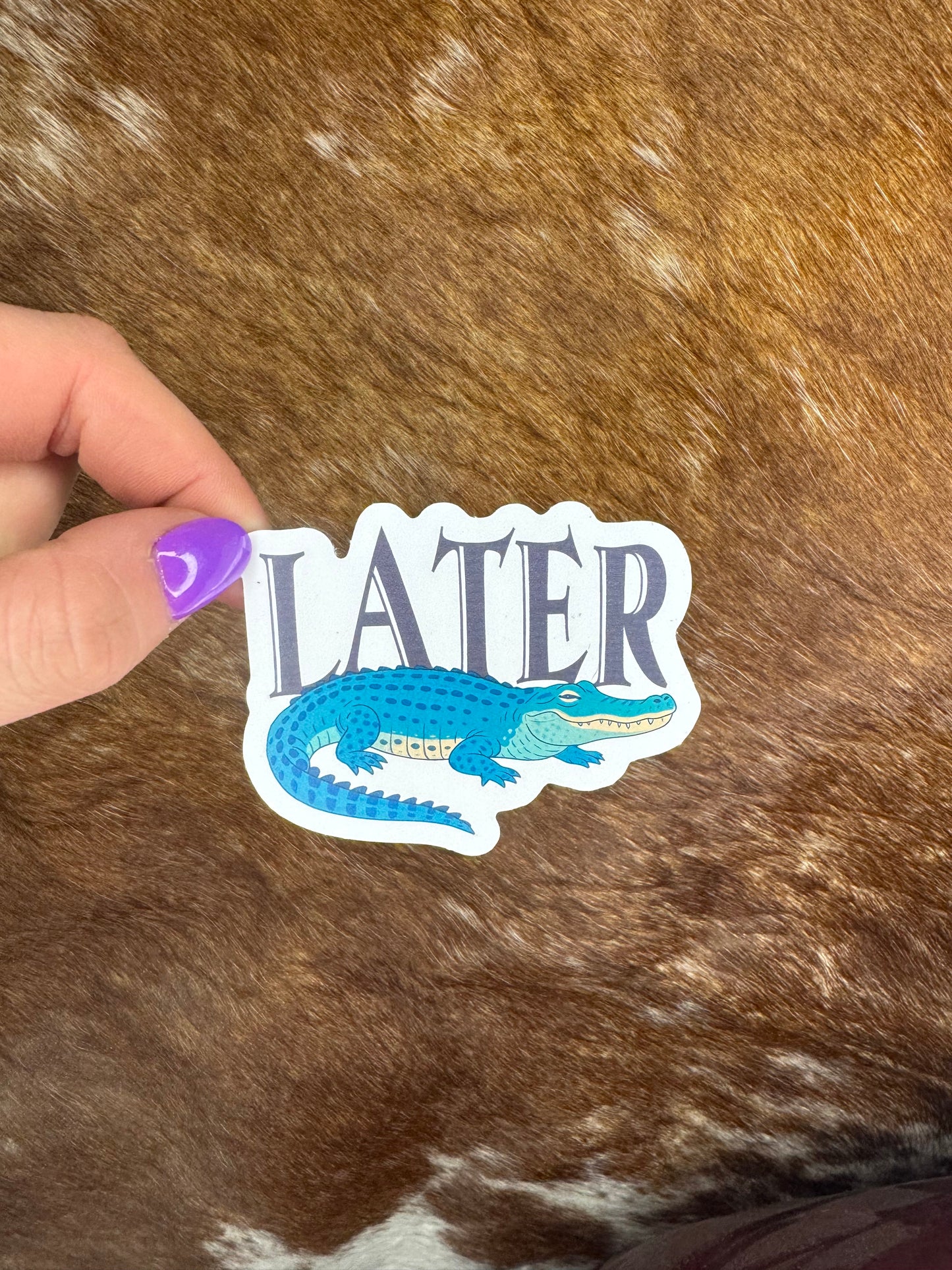 Later Gator Sticker