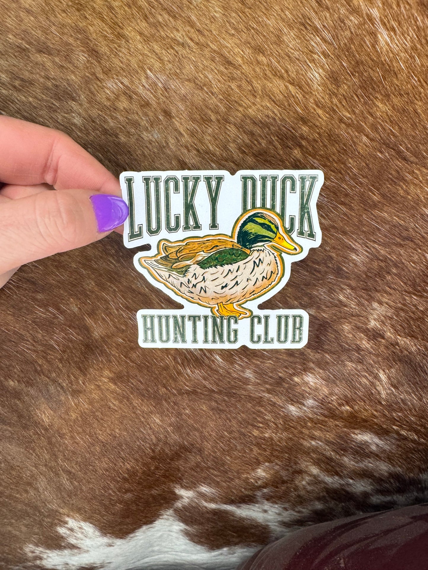 Lucky Duck Sticker