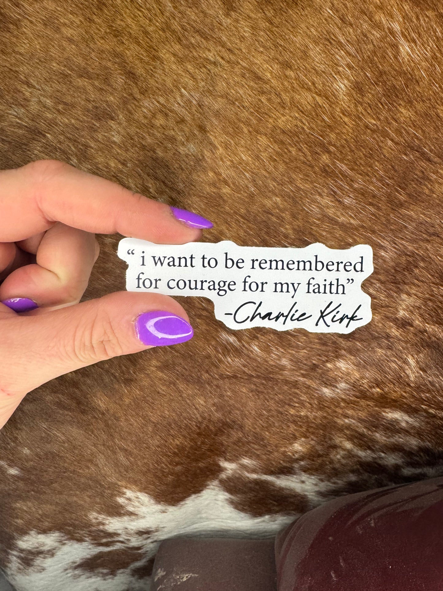 Charlie Kirk Sticker