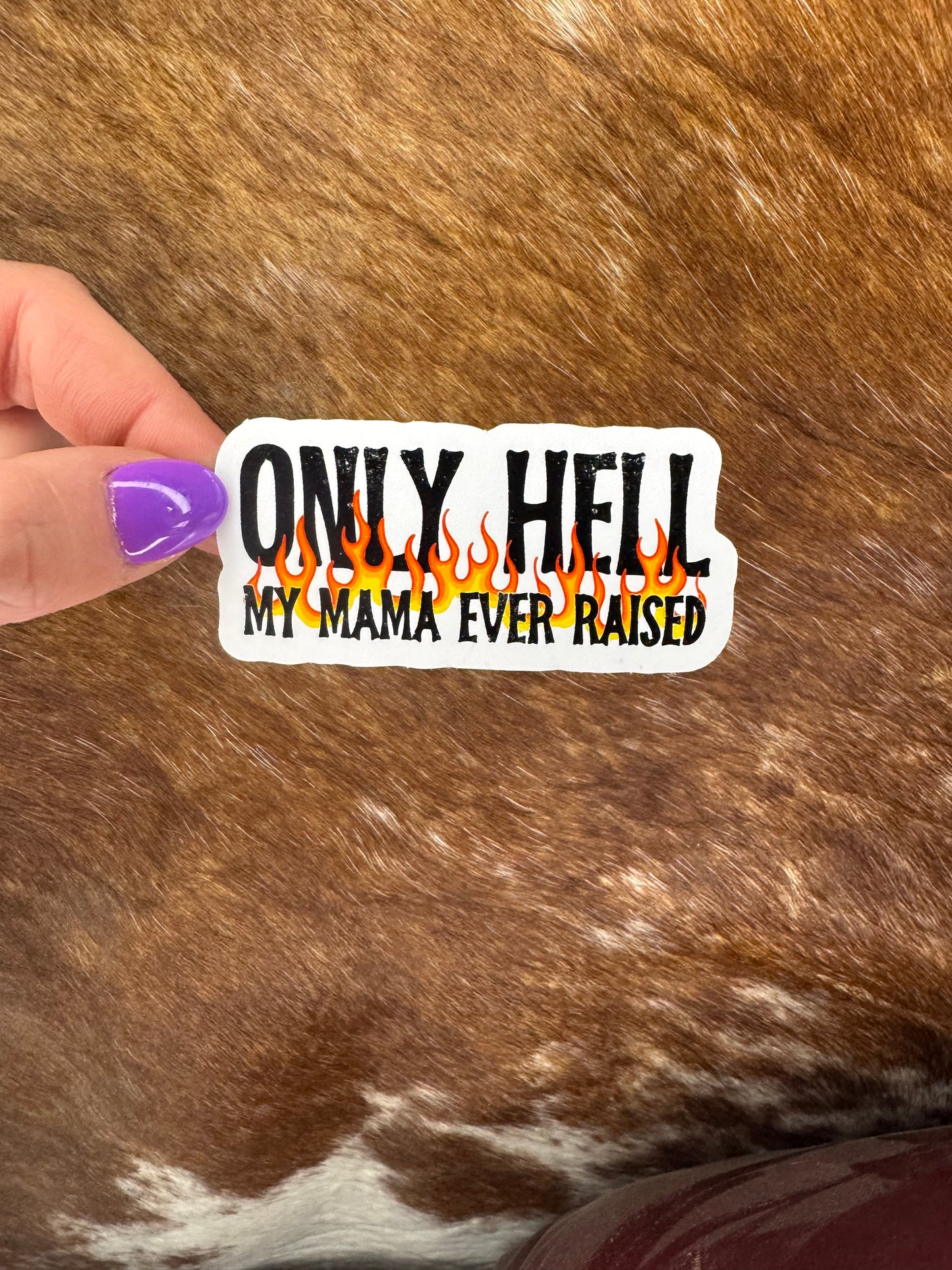 Only Hell Sticker