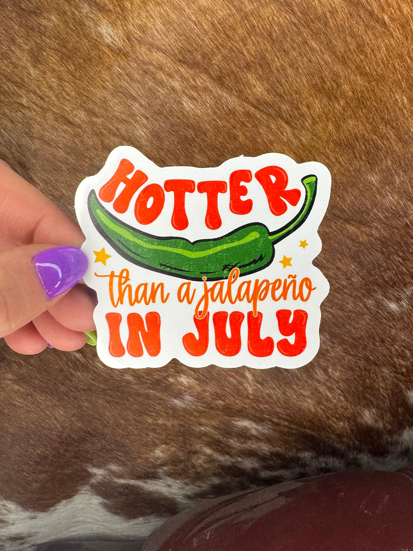 Jalapeño in July Sticker