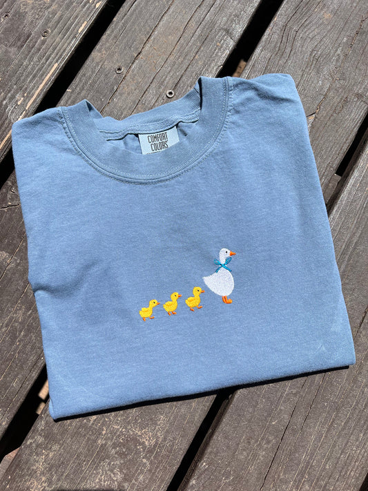 Mama Goose Embroidered Tee