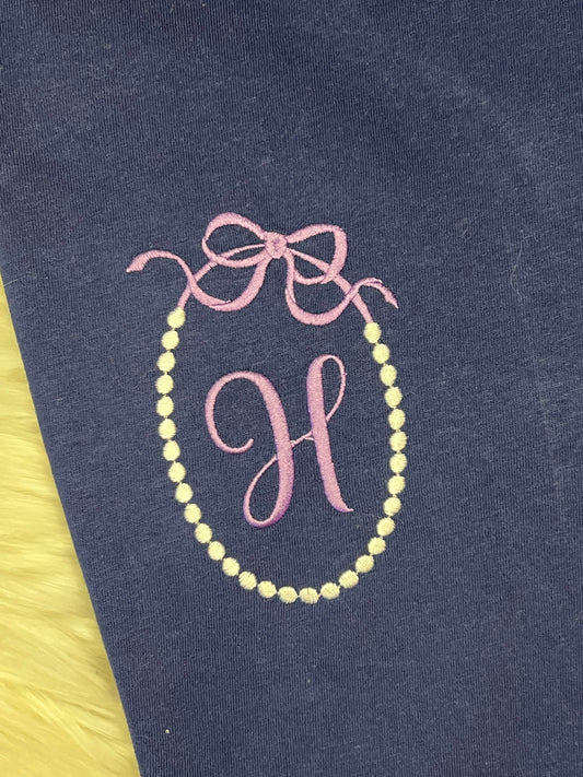 Pearl Monogram Tee