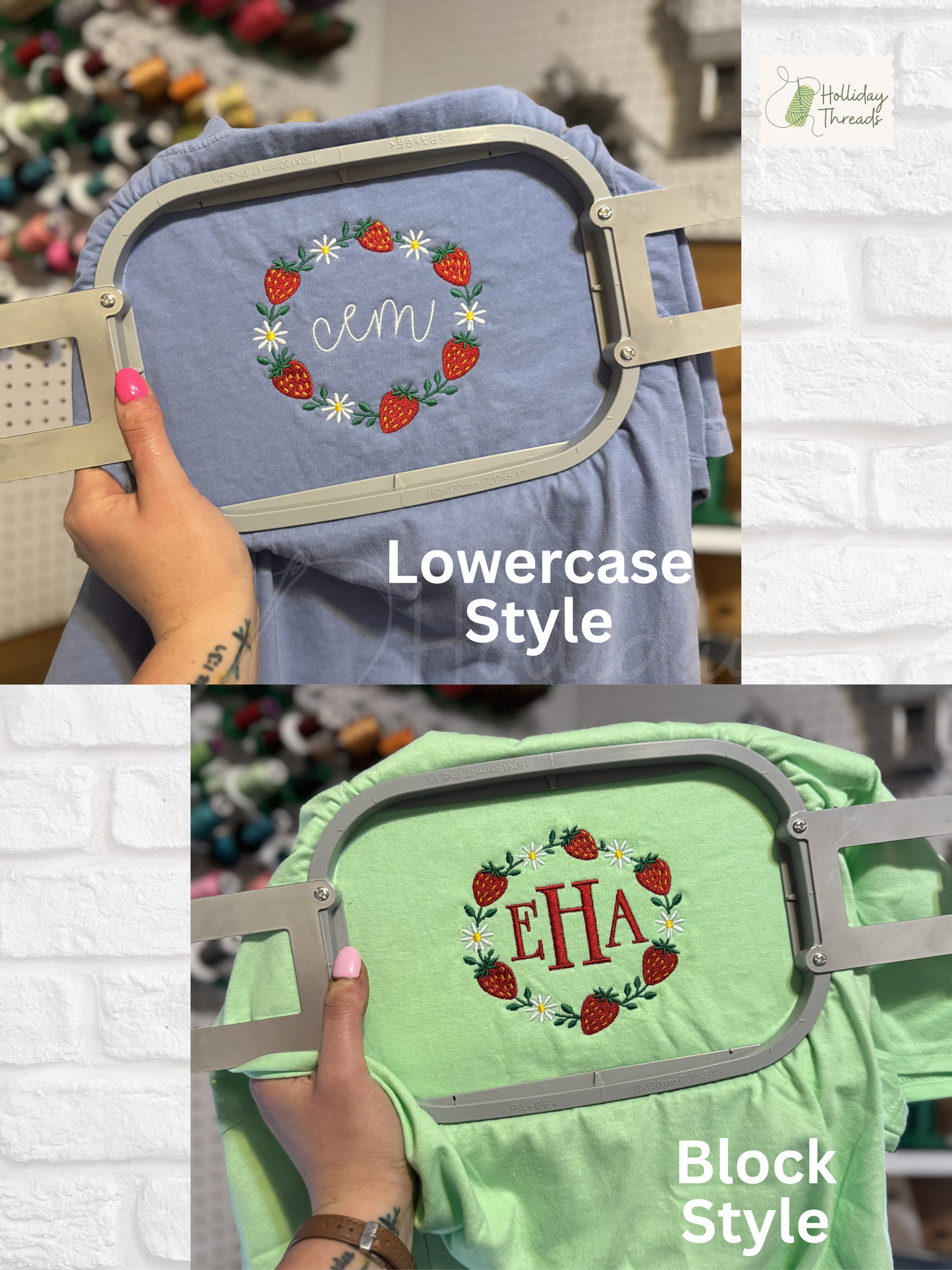 Summer Lemons Monogram Tee