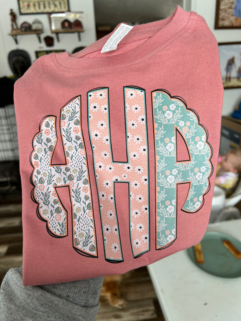 Spring Time Monogram Tee