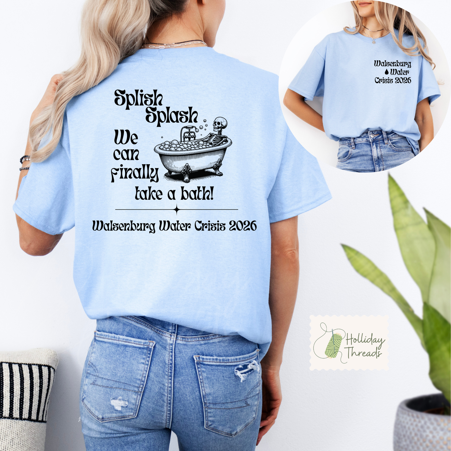Splish Splash Tee | Front & Back