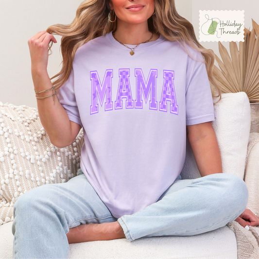 Mama Tee | Purple Monotone