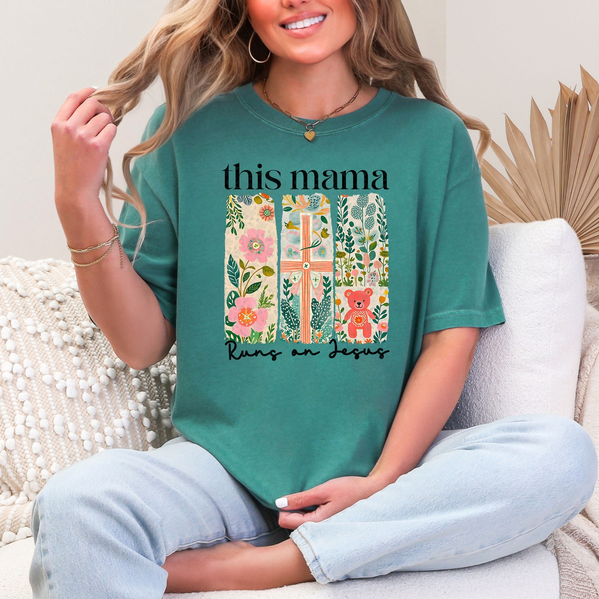 This Mama Runs On Jesus Tee