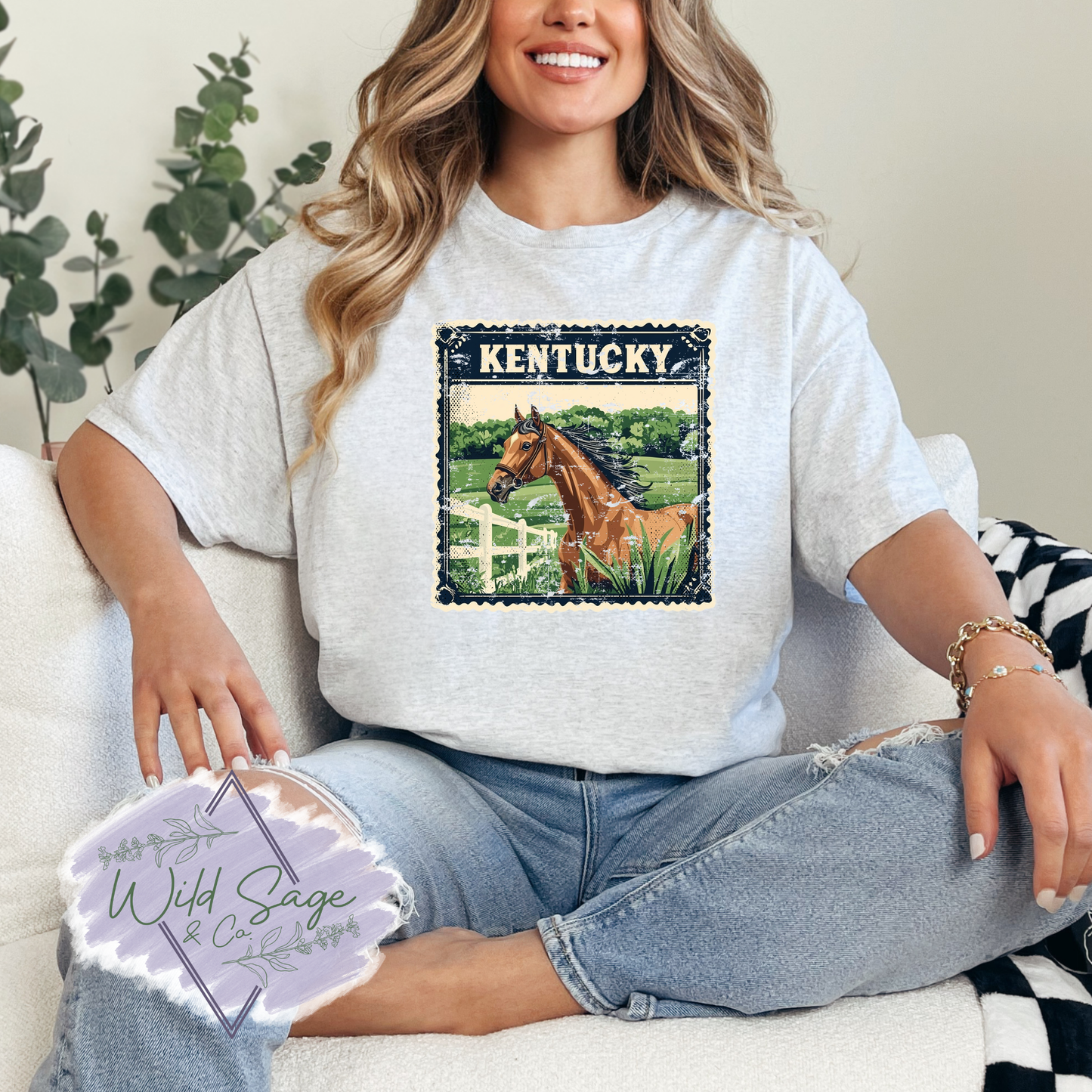 Vintage Kentucky Stamp Tee