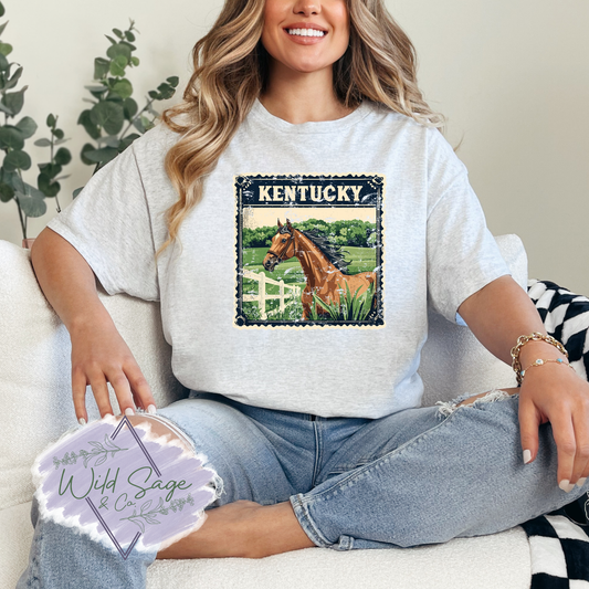 Vintage Kentucky Stamp Tee