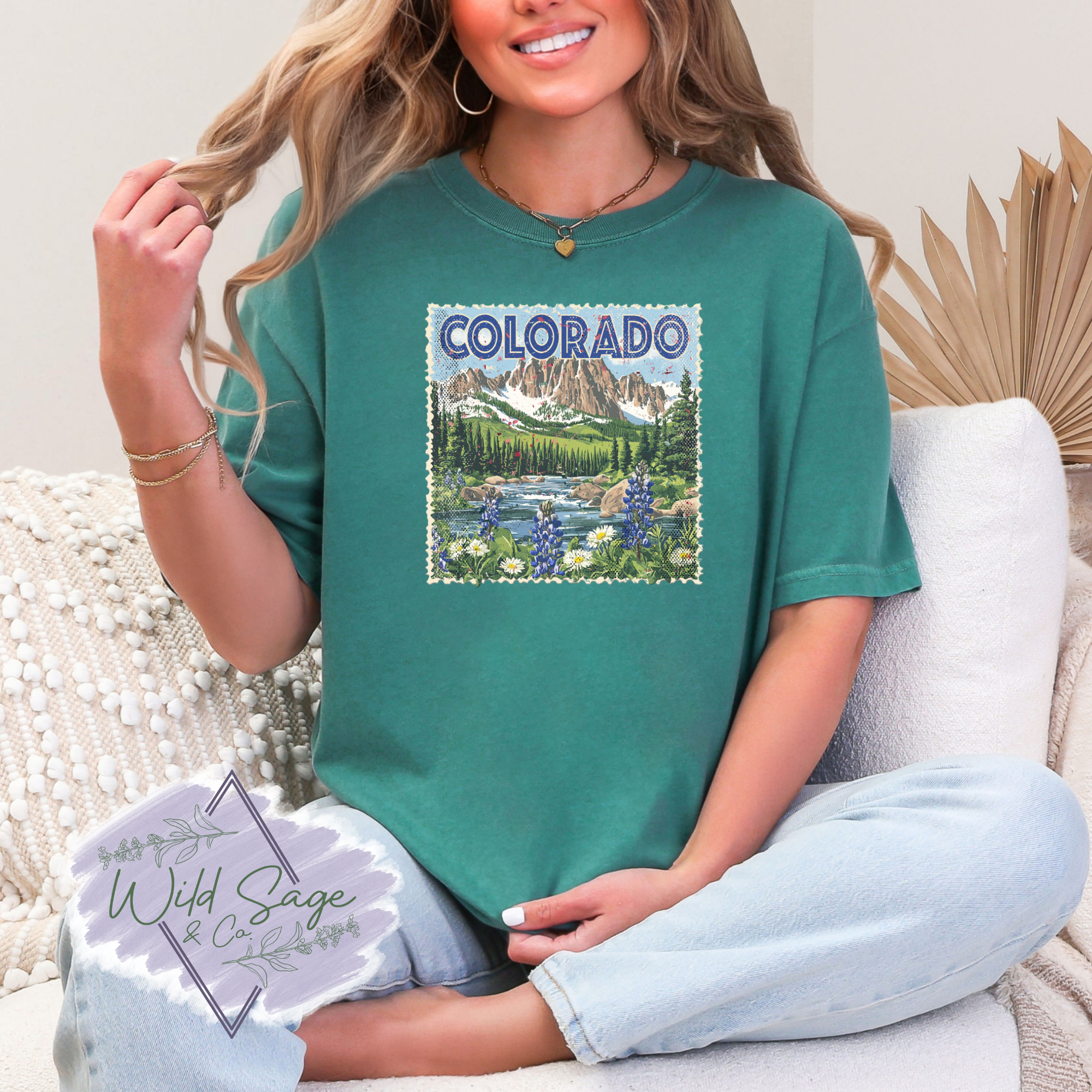 Vintage Colorado Stamp Tee