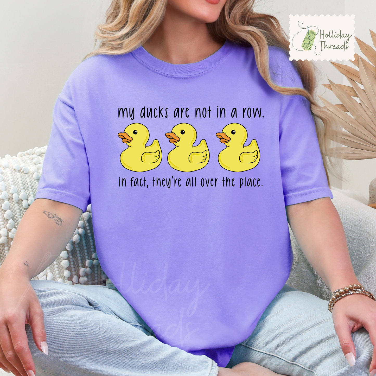 Ducks In A Row Tee