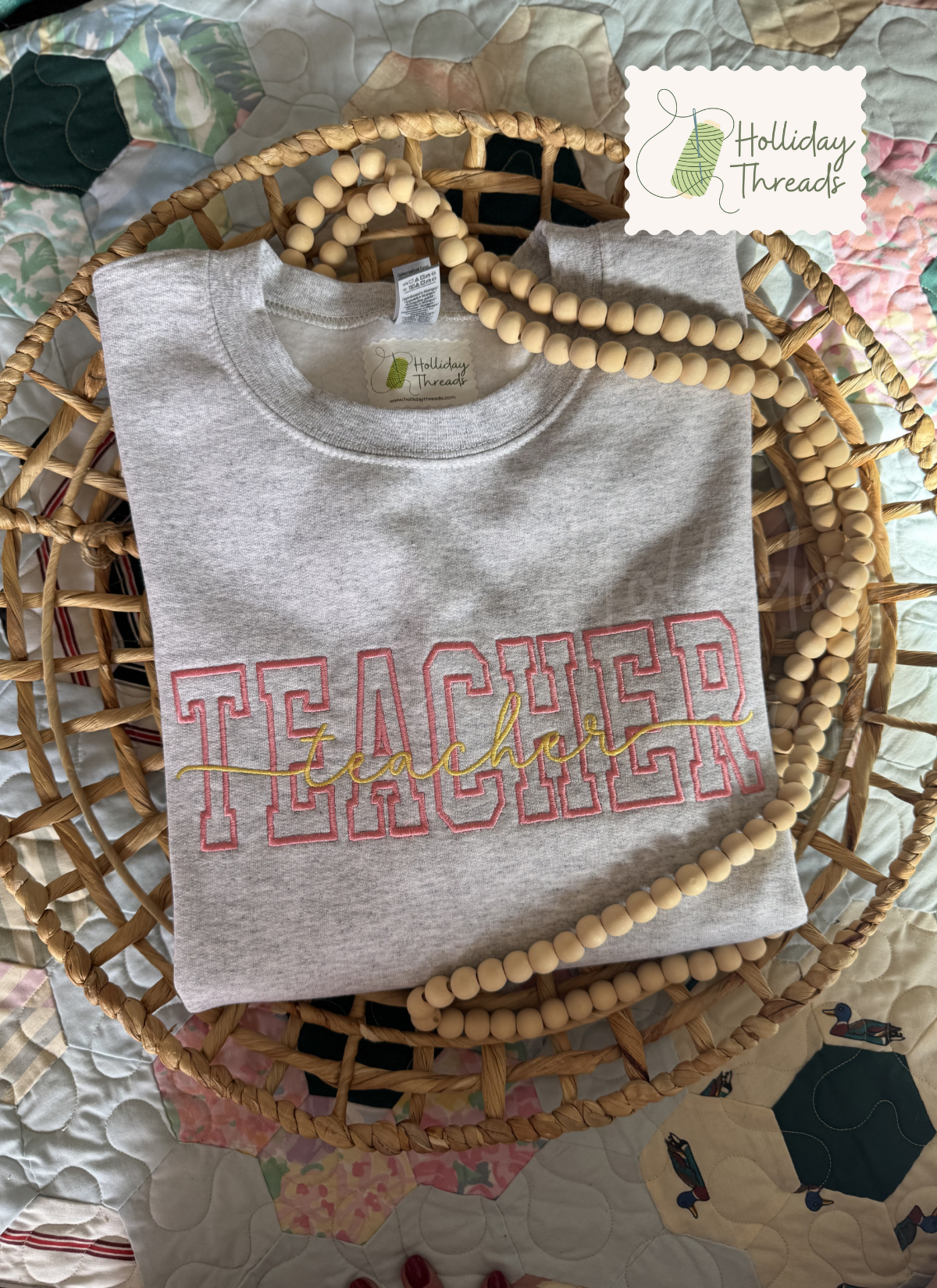 Teacher Overlay Sweatshirt