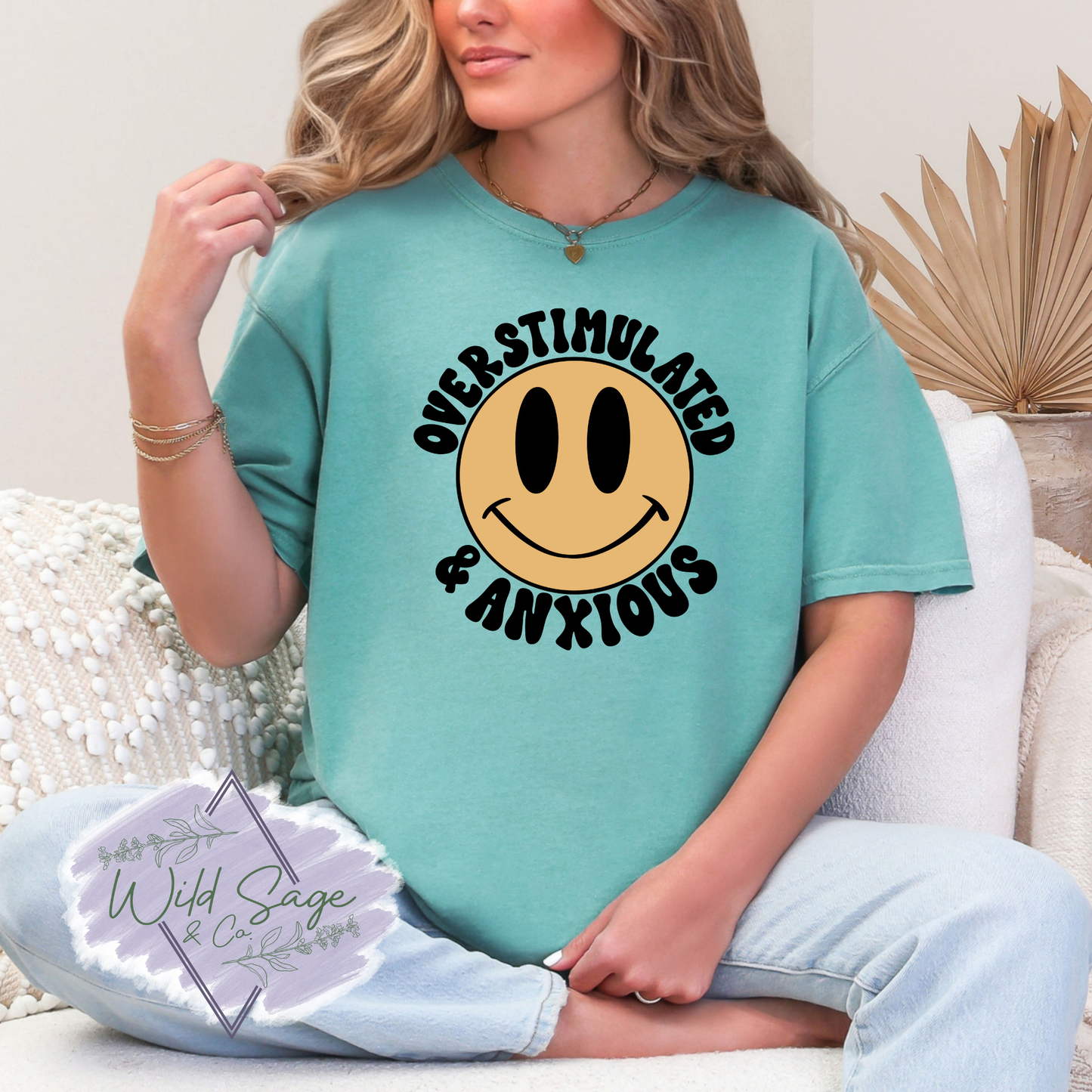 Overstimulated & Anxious Tee | Full Chest