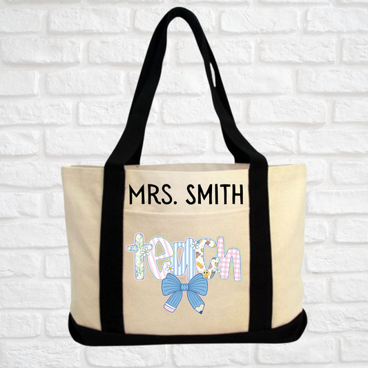 Teach Canvas Bag