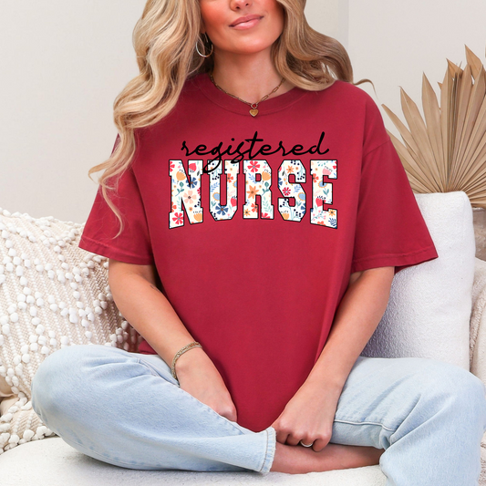 Registered Nurse Tee | Red