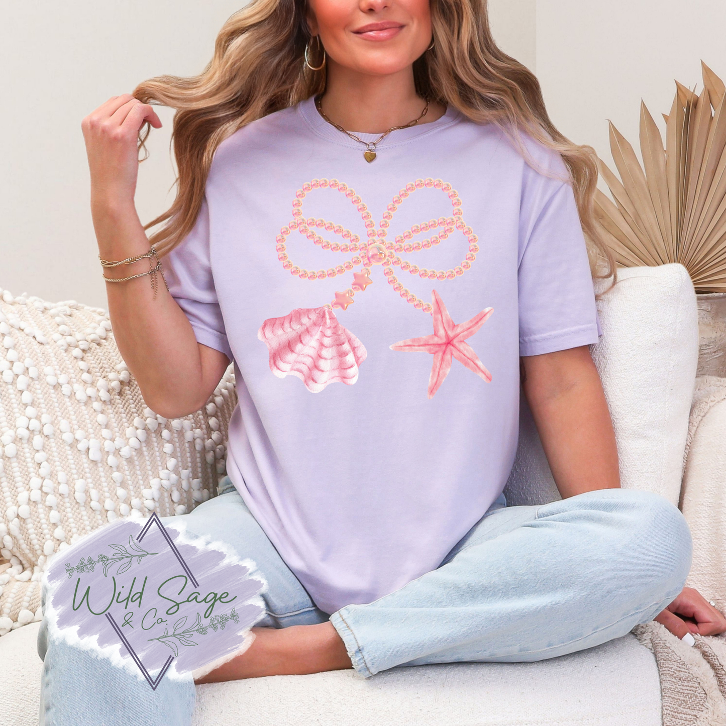 Seashell Bow Tee