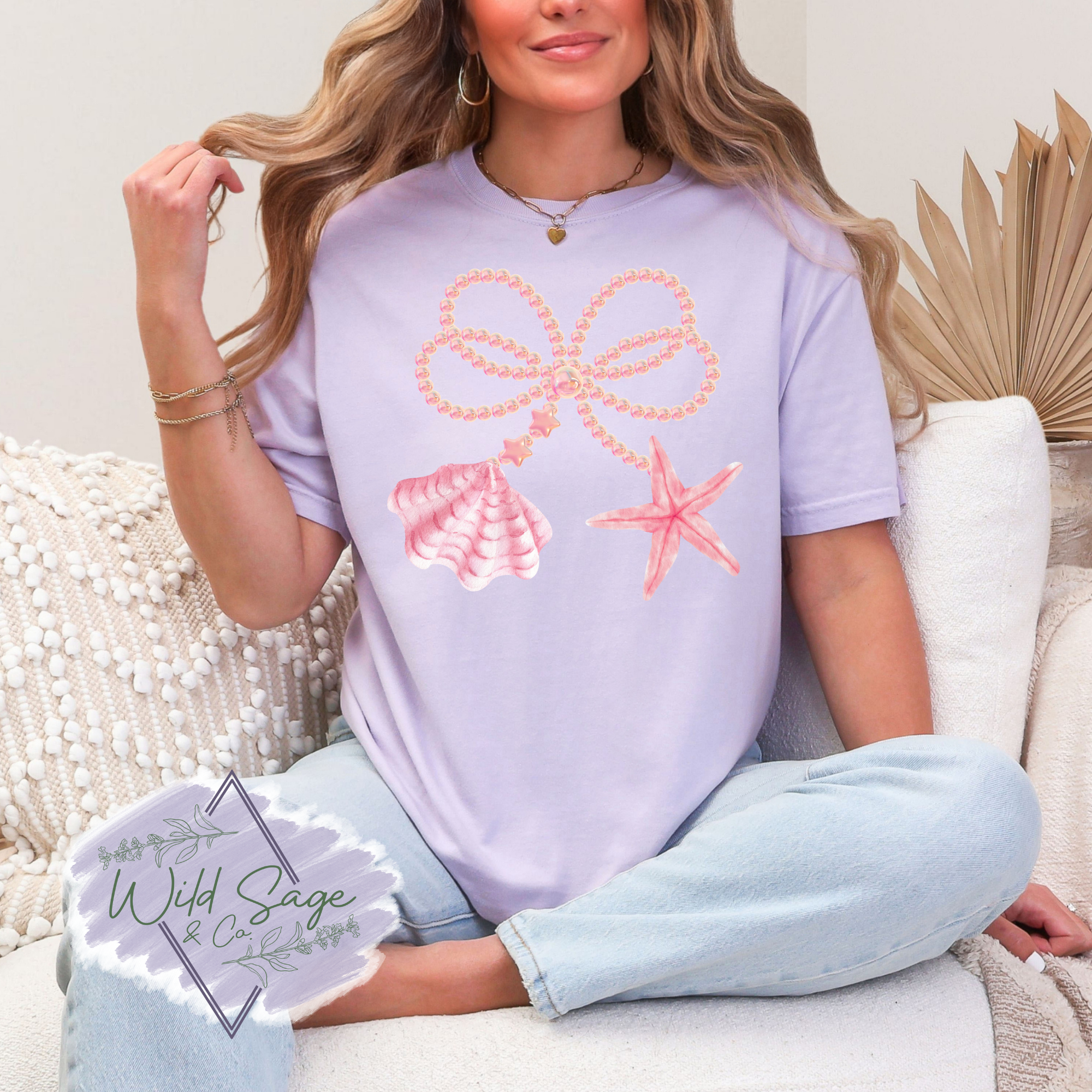 Seashell Bow Tee