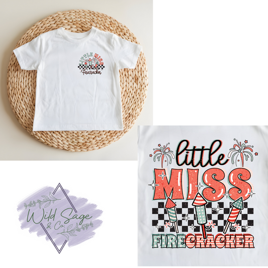 Little Miss Firecracker Tee
