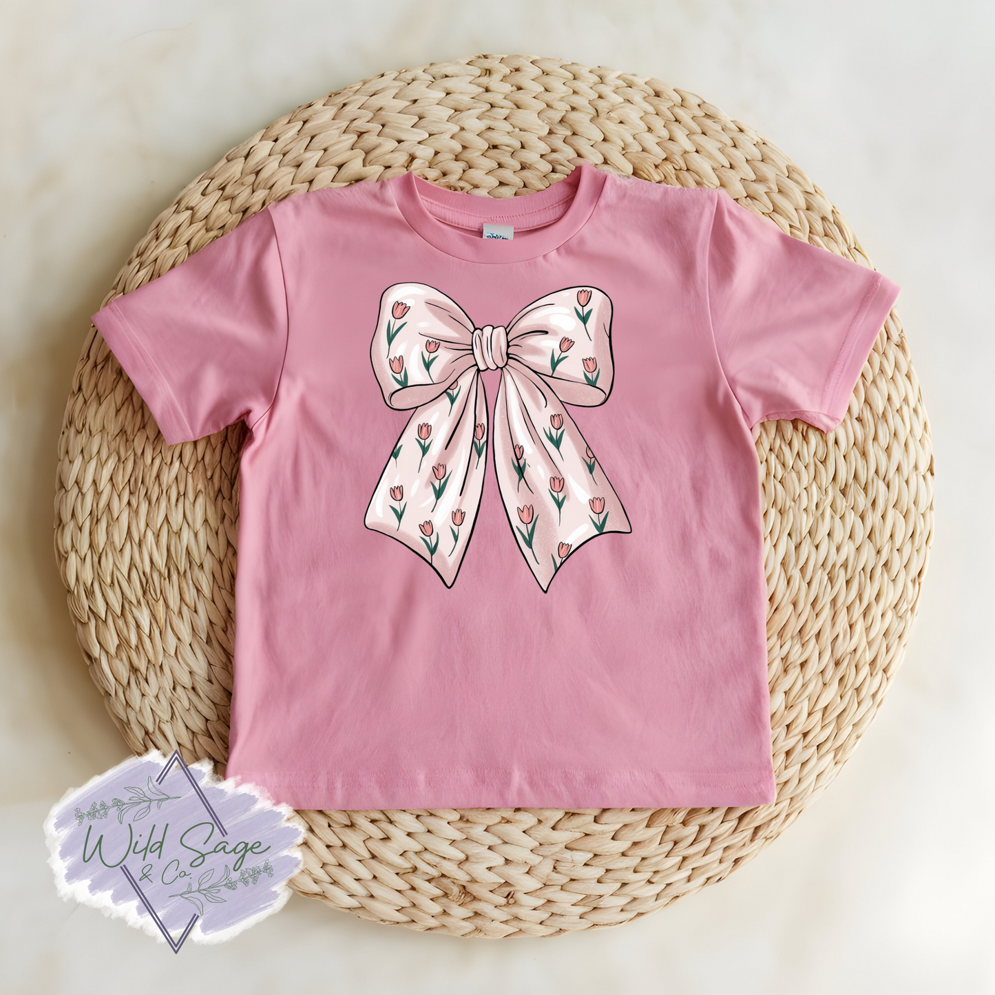 Springtime Bow Tee