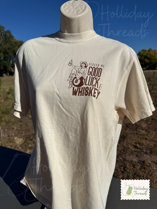 Good Luck & Whiskey Tee