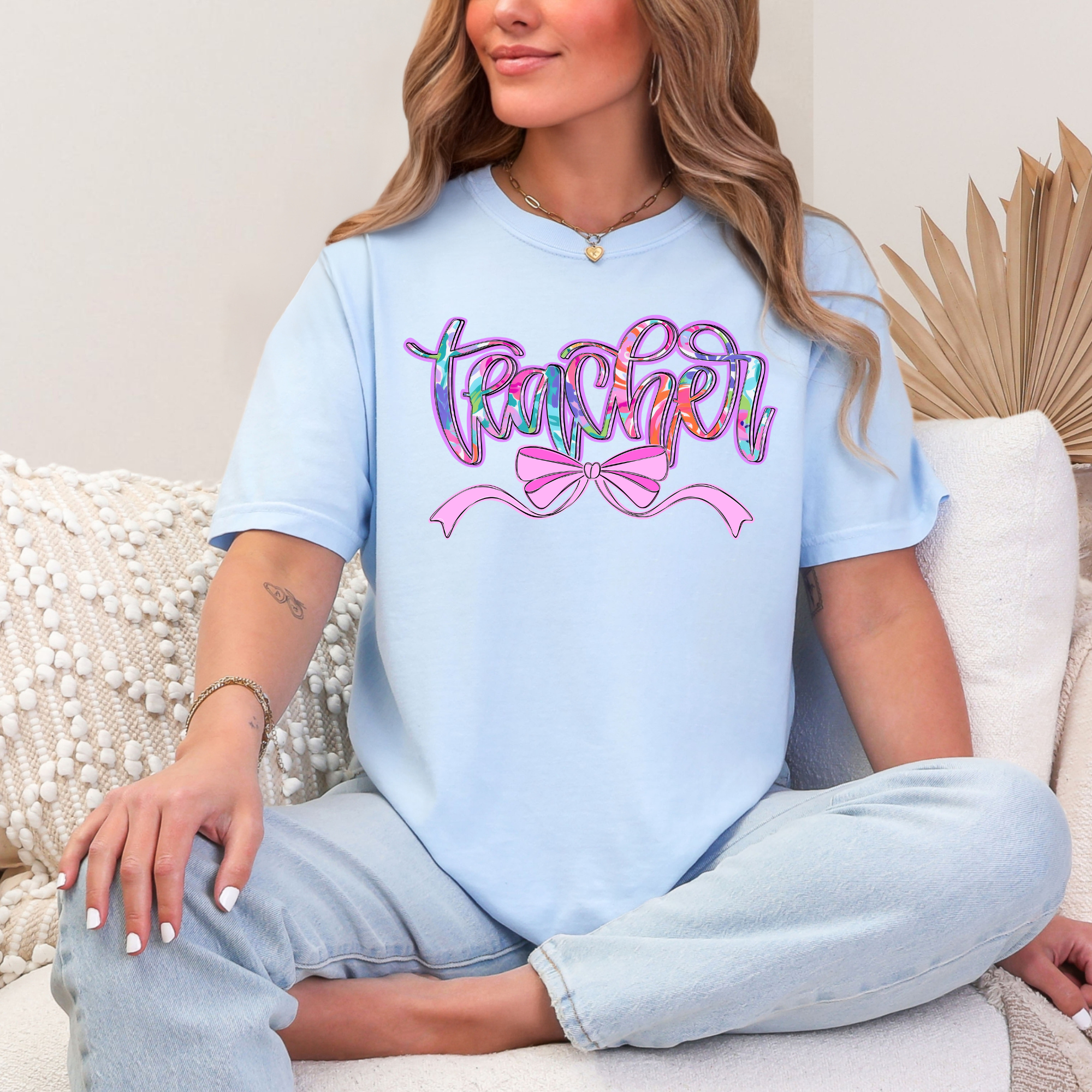 Teacher Bow Tee