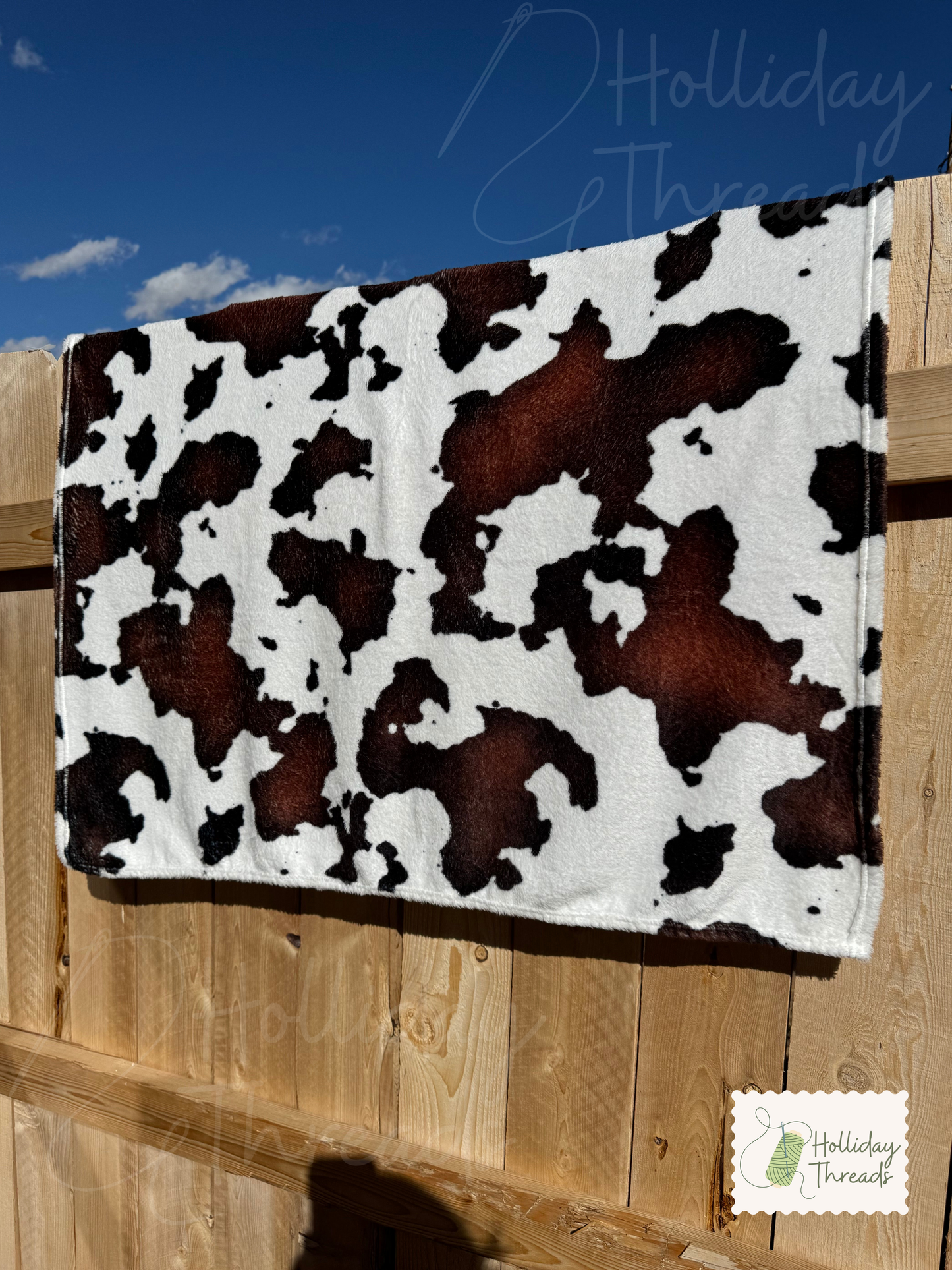 Cow Print Blanket
