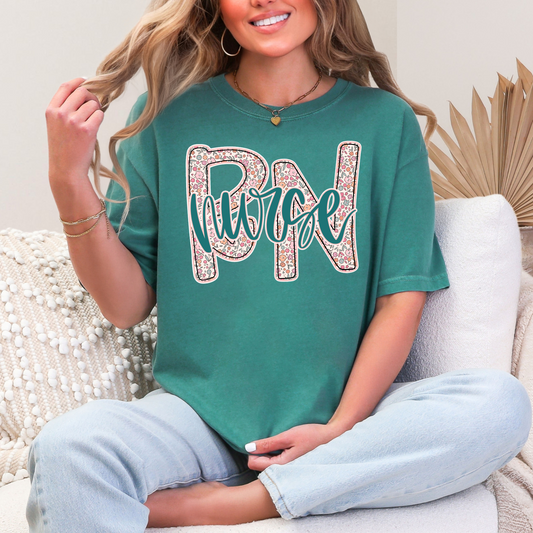 Springtime RN Nurse Tee