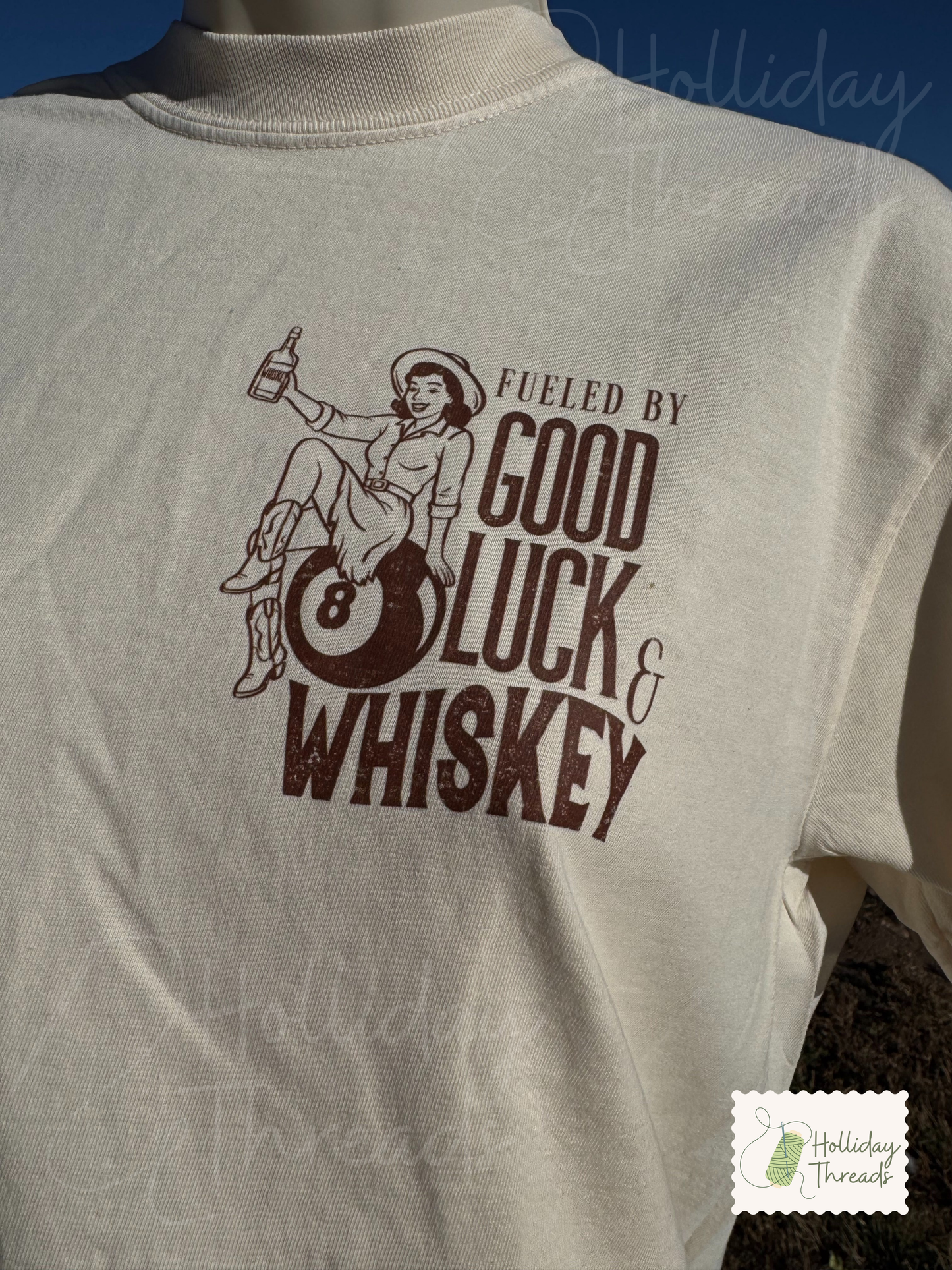 Good Luck & Whiskey Tee