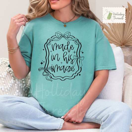 Made in His Image (seafoam)