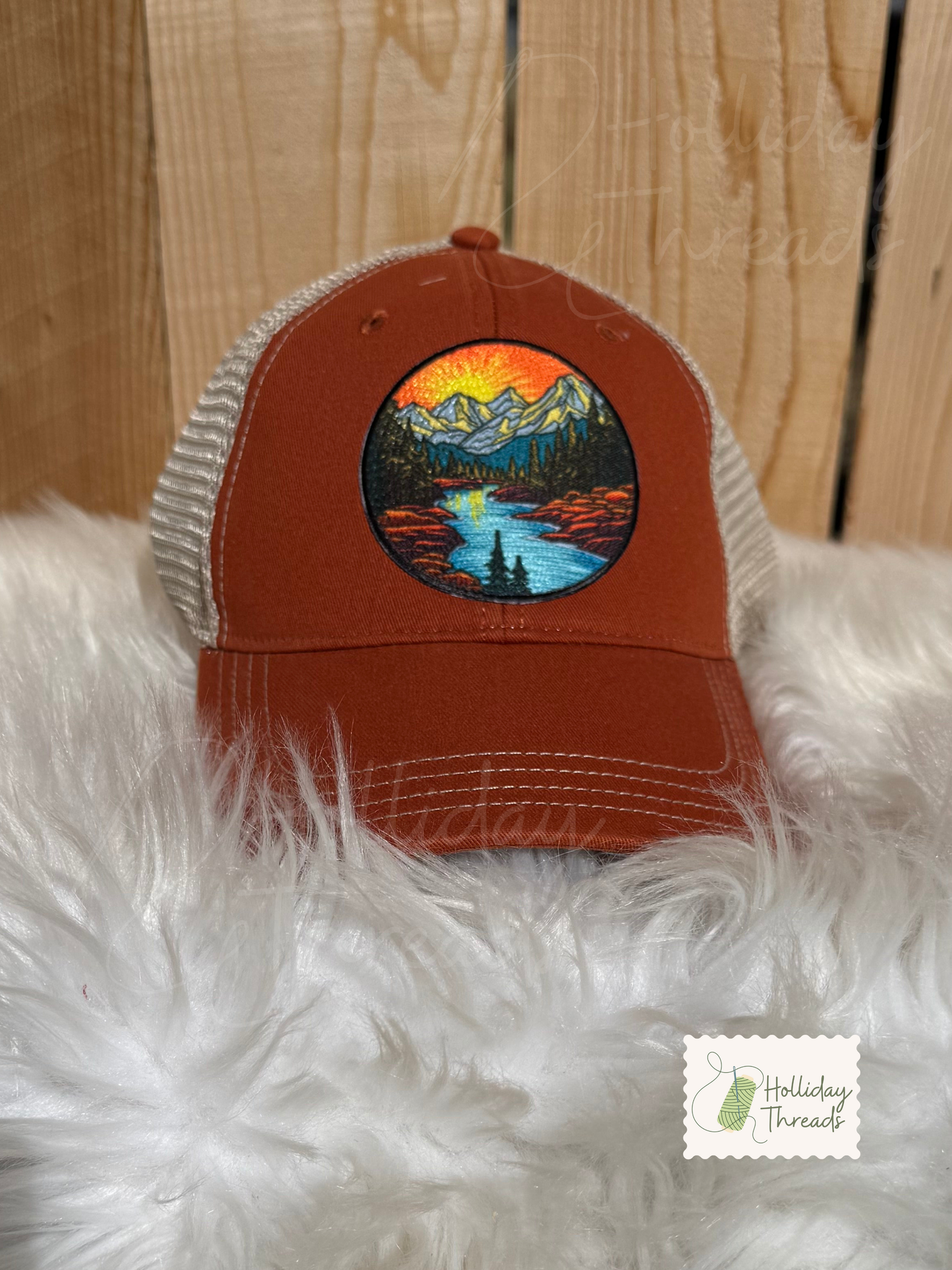 Mountain Scenery Hat