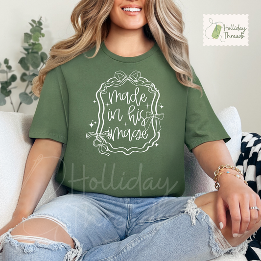 Made in His Image (military green)