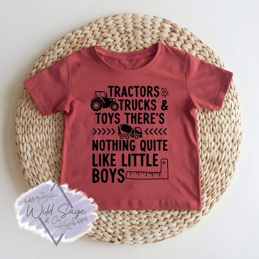 Tractors and Trucks Tee | Red
