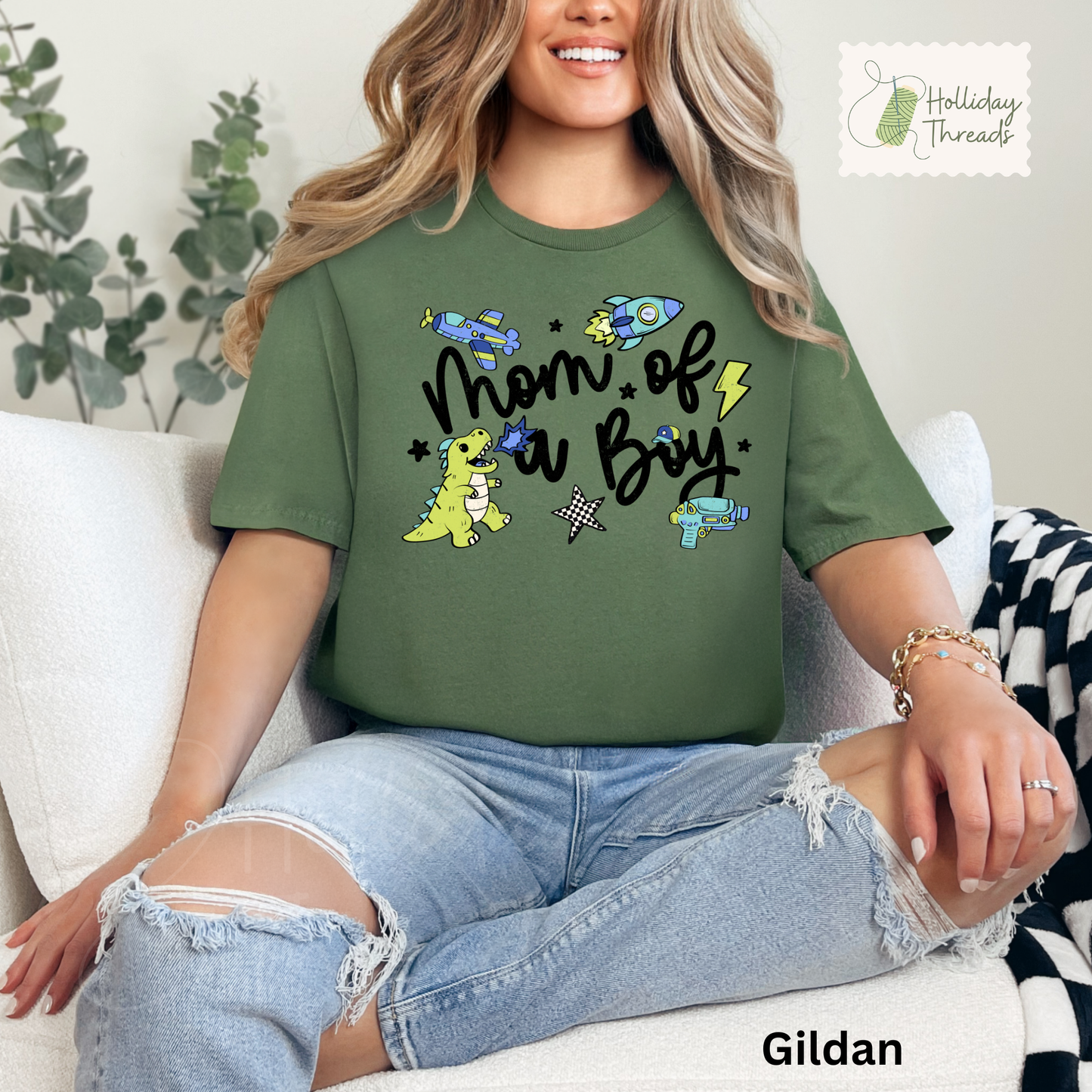 Mom Of A Boy Tee