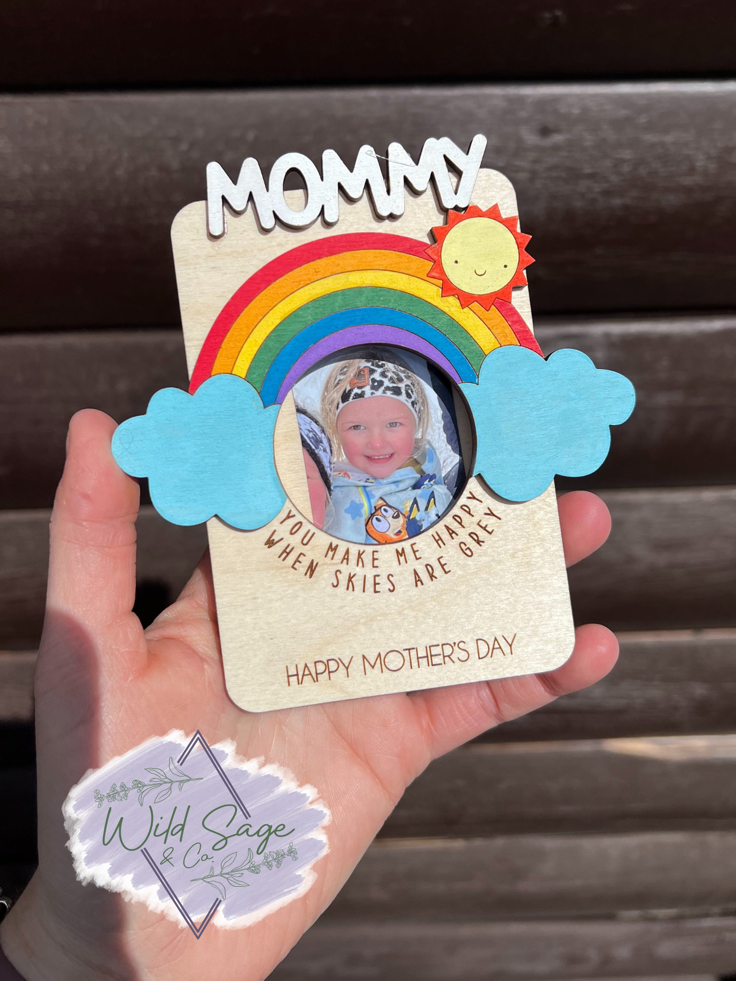 You Make Me Happy Picture Magnet