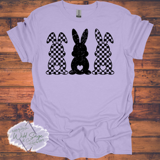 Checkered Bunnies Tee
